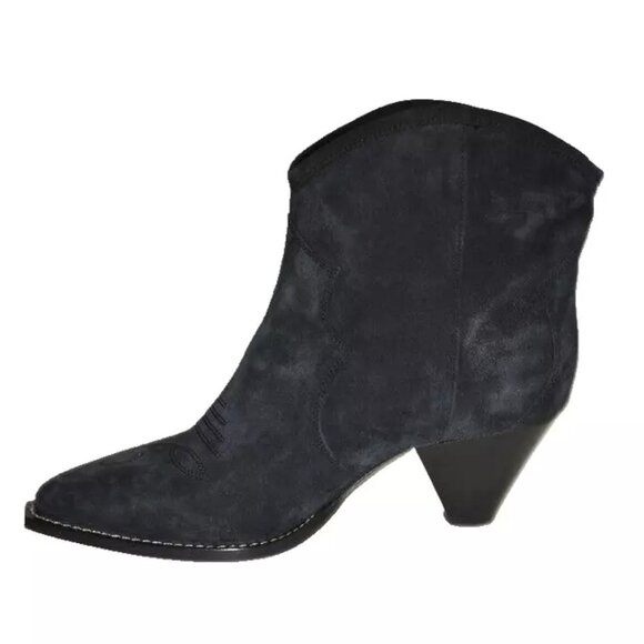 New! Isabel MarantDarizo 60MM Suede Booties Faded Black Size 41 11 US DD477 - Picture 2 of 6